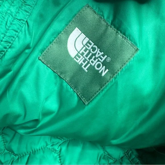 The North Face Jacket Men’s Small Kelly Green ThermoBall Full Zip Quilted Puffer